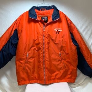 Converse Pro Star Vintage Winter Jacket Orange/Navy Mens Size XL EXTREMELY RARE!